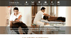 Desktop Screenshot of ecole-du-dos-royer.com